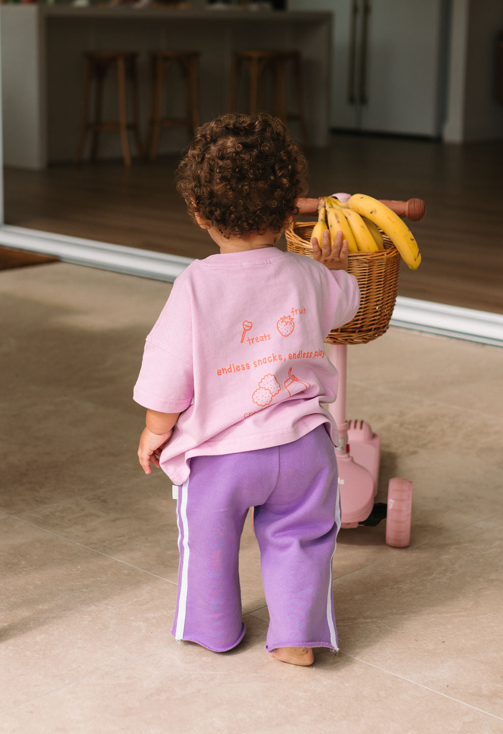 Endless Snacks Tee Pink