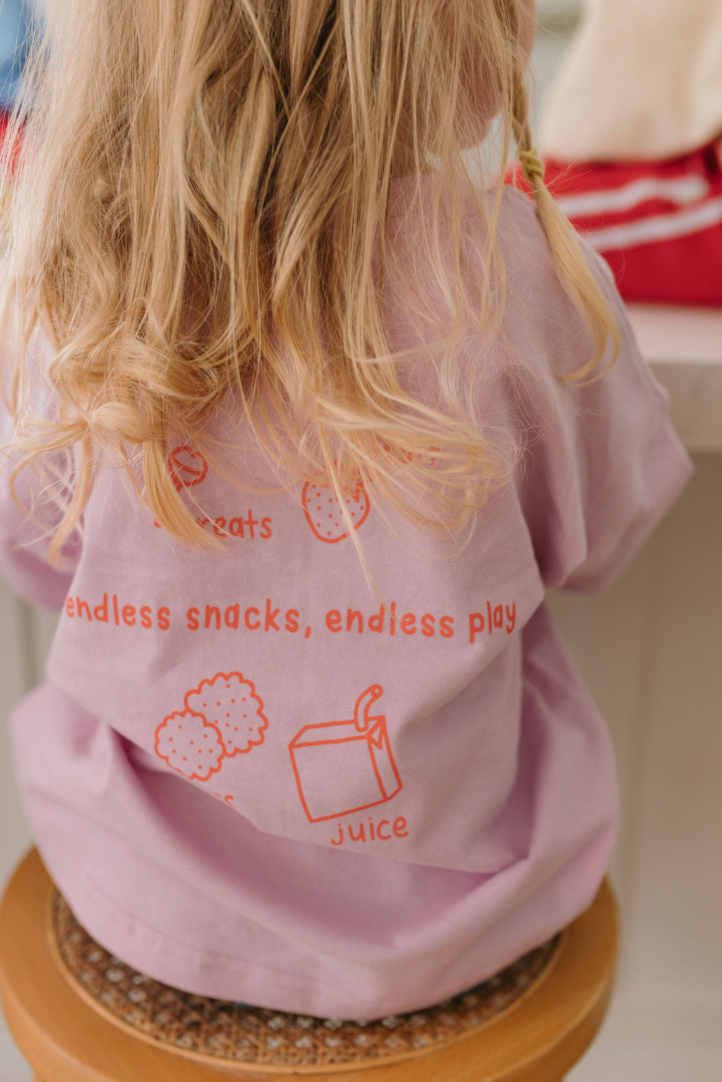 Endless Snacks Tee Pink
