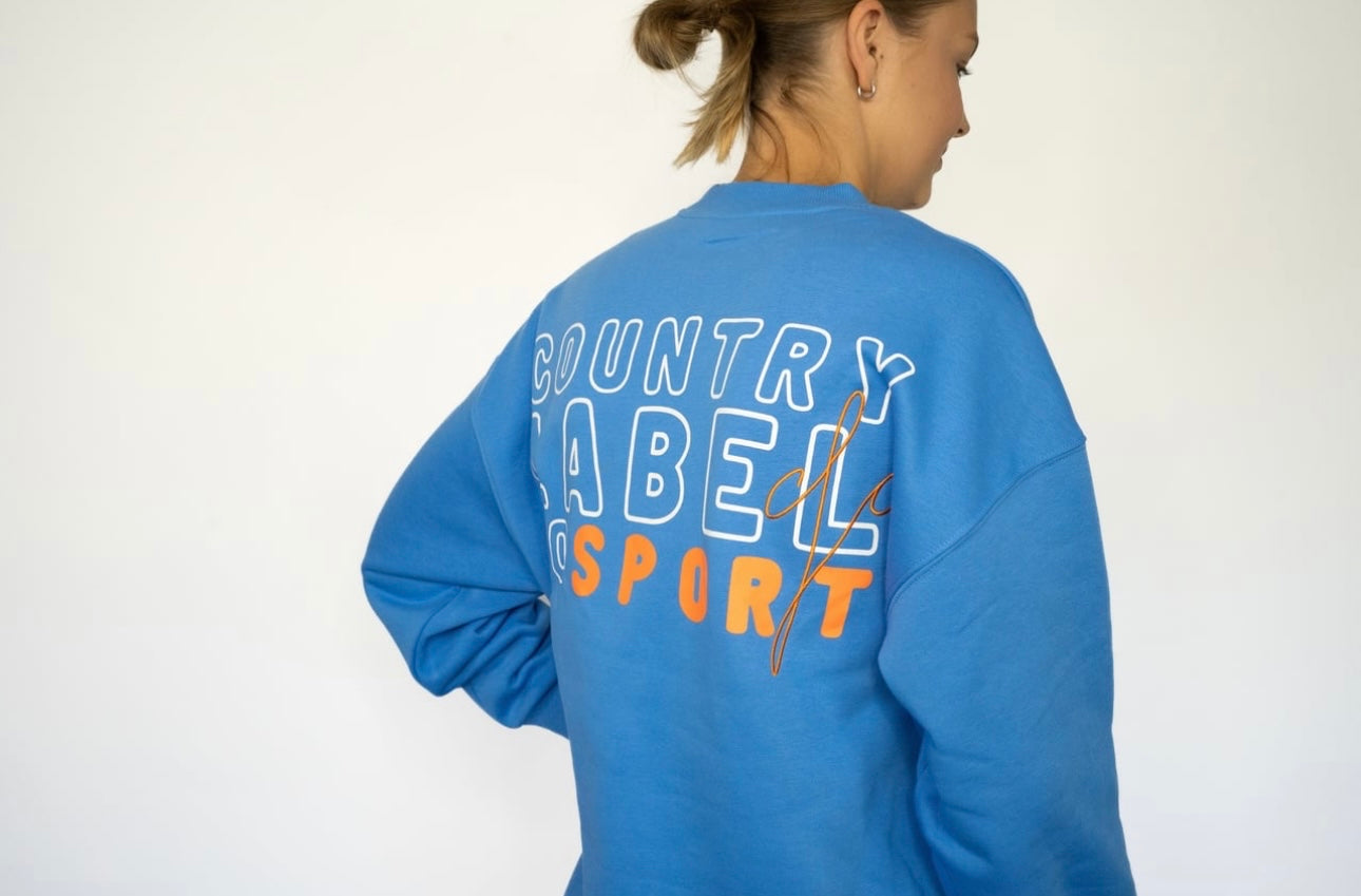 Women's Blue Sports Jumper