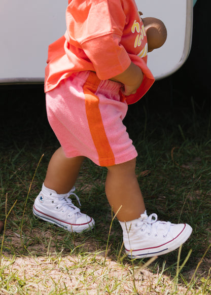 Pink Terry Shorts