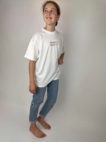 Kid’s Oversized White T-Shirt