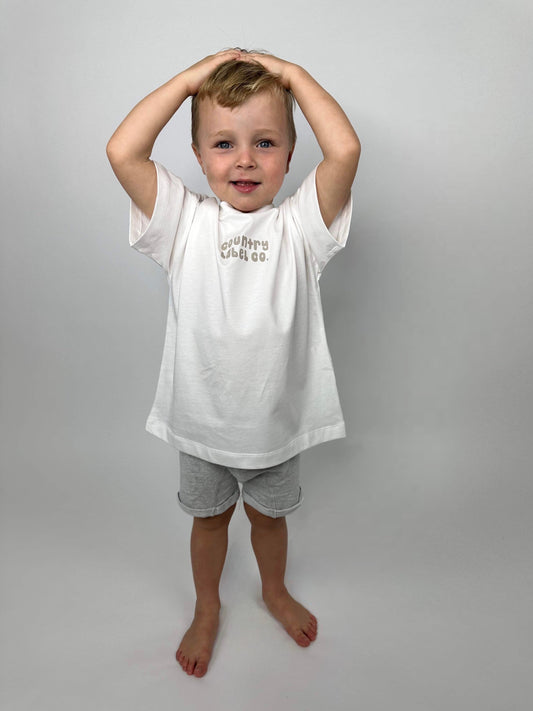 Kid’s Oversized White T-Shirt