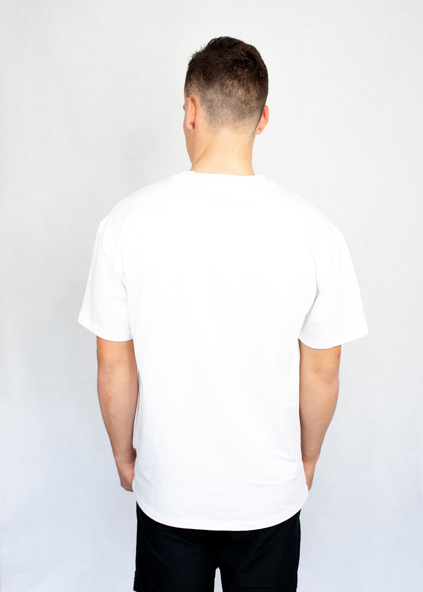 Men's Classic White T-Shirt Big Logo
