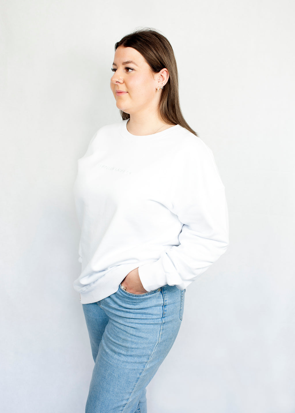 Women s Classic White Jumper countrylabelco