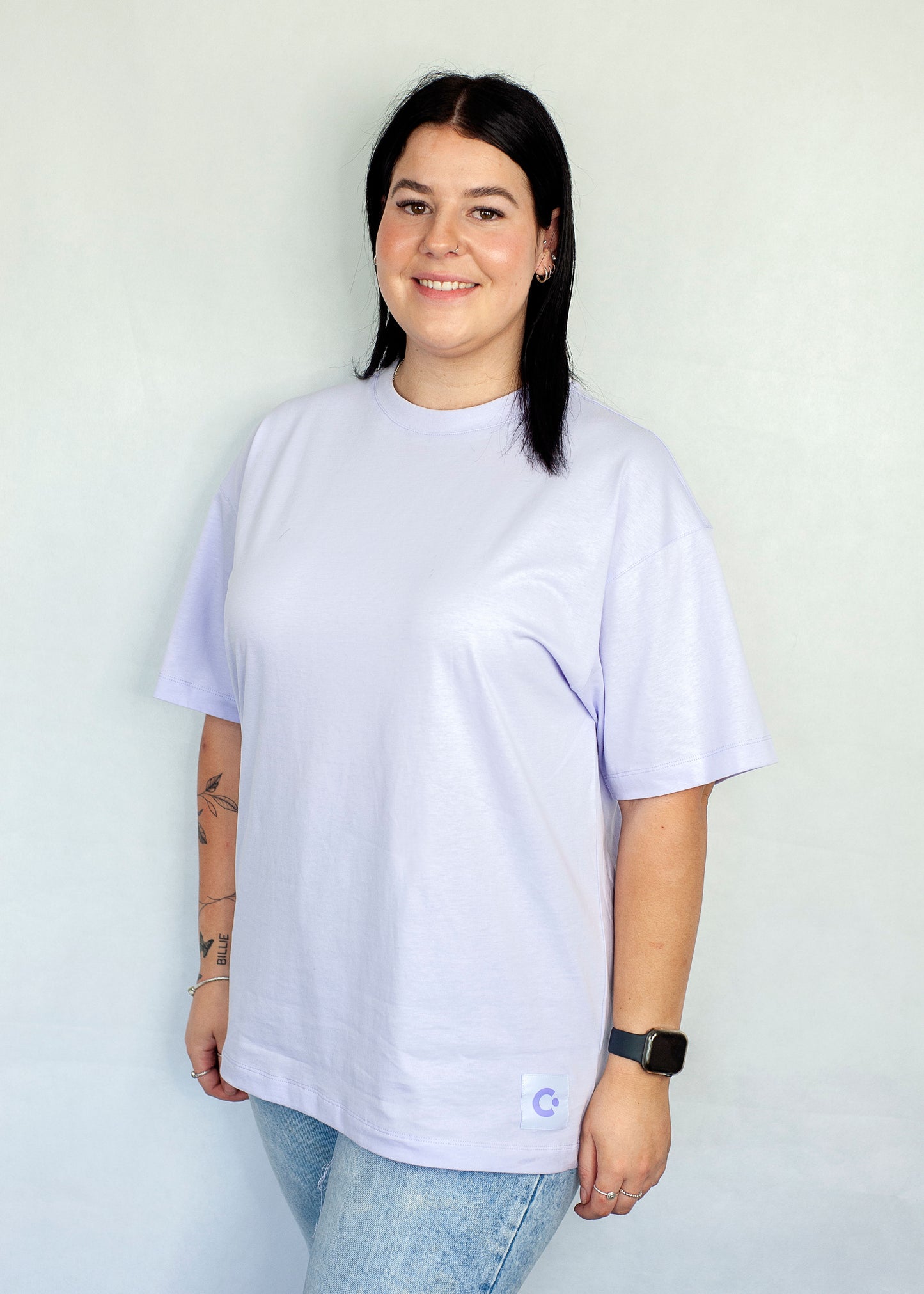 Women's Oversized Lilac T-Shirt