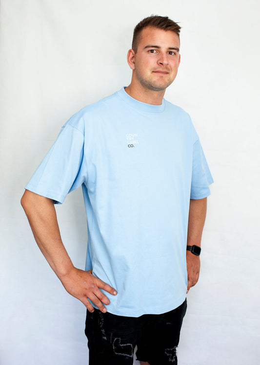 Men's Oversized Blue T-Shirt