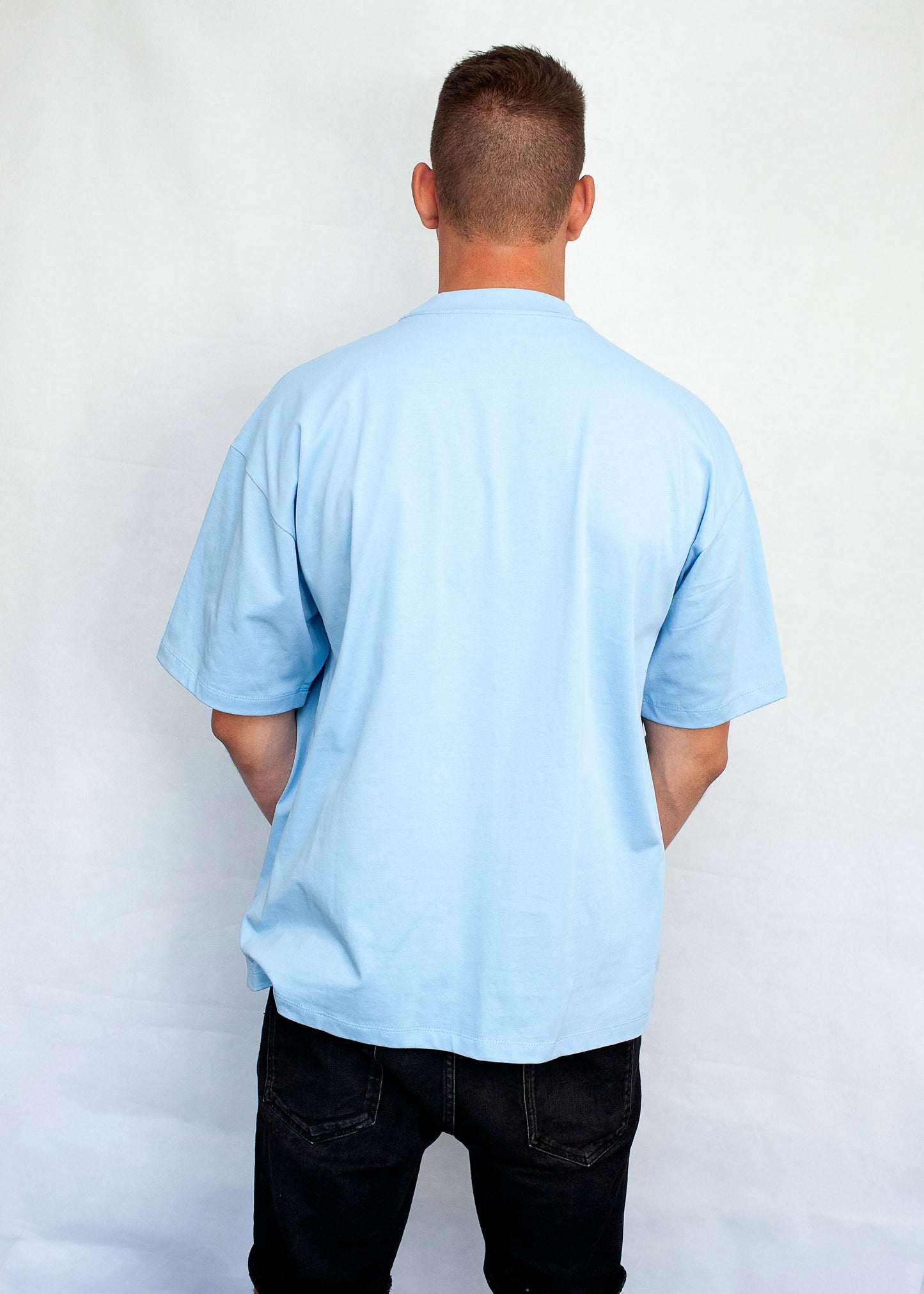 Men's Oversized Blue T-Shirt