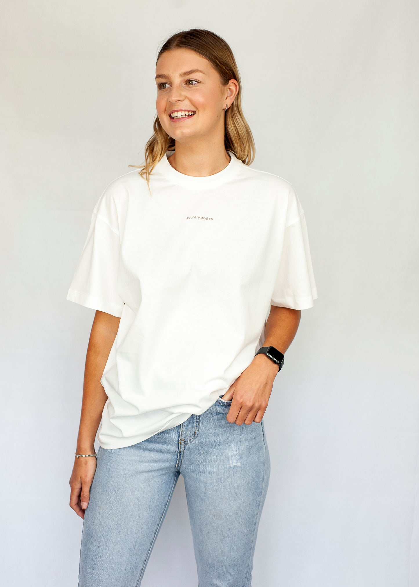 Women's Oversized White T-Shirt
